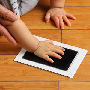 Baby Safe Print Ink Pad Touch Nontoxic Inkless Footprint Handprint Kit  Black US
